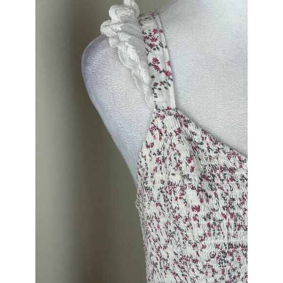 And Now This White Floral Ruffle Strap Midi Dress – Size XL - Picture 4 of 7